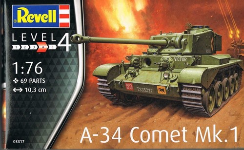 Revell comet 1 carro - a-34,