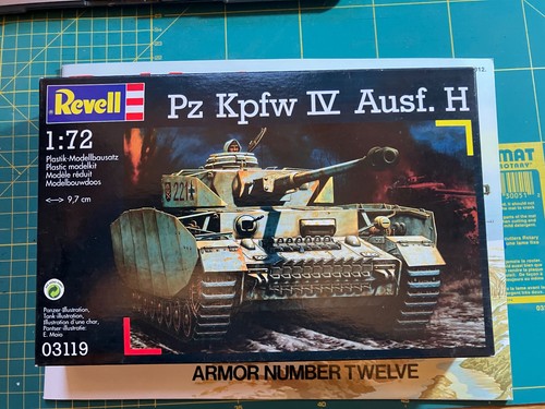 Pzkpfw ausf h revell - 1:72,
